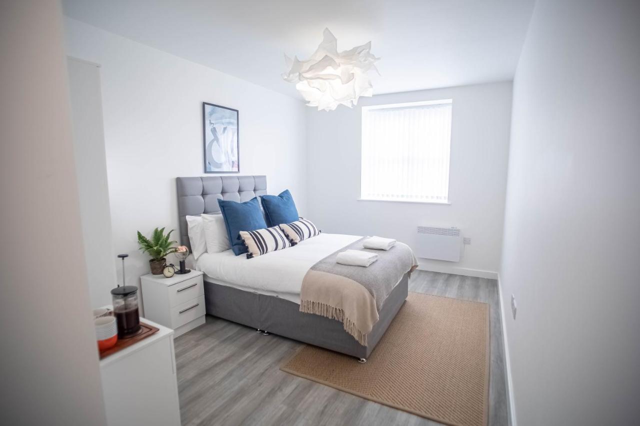 Luxury Apartments Available Next To Train Station - The Wallgate Apartments Wigan - Free Parking Dış mekan fotoğraf